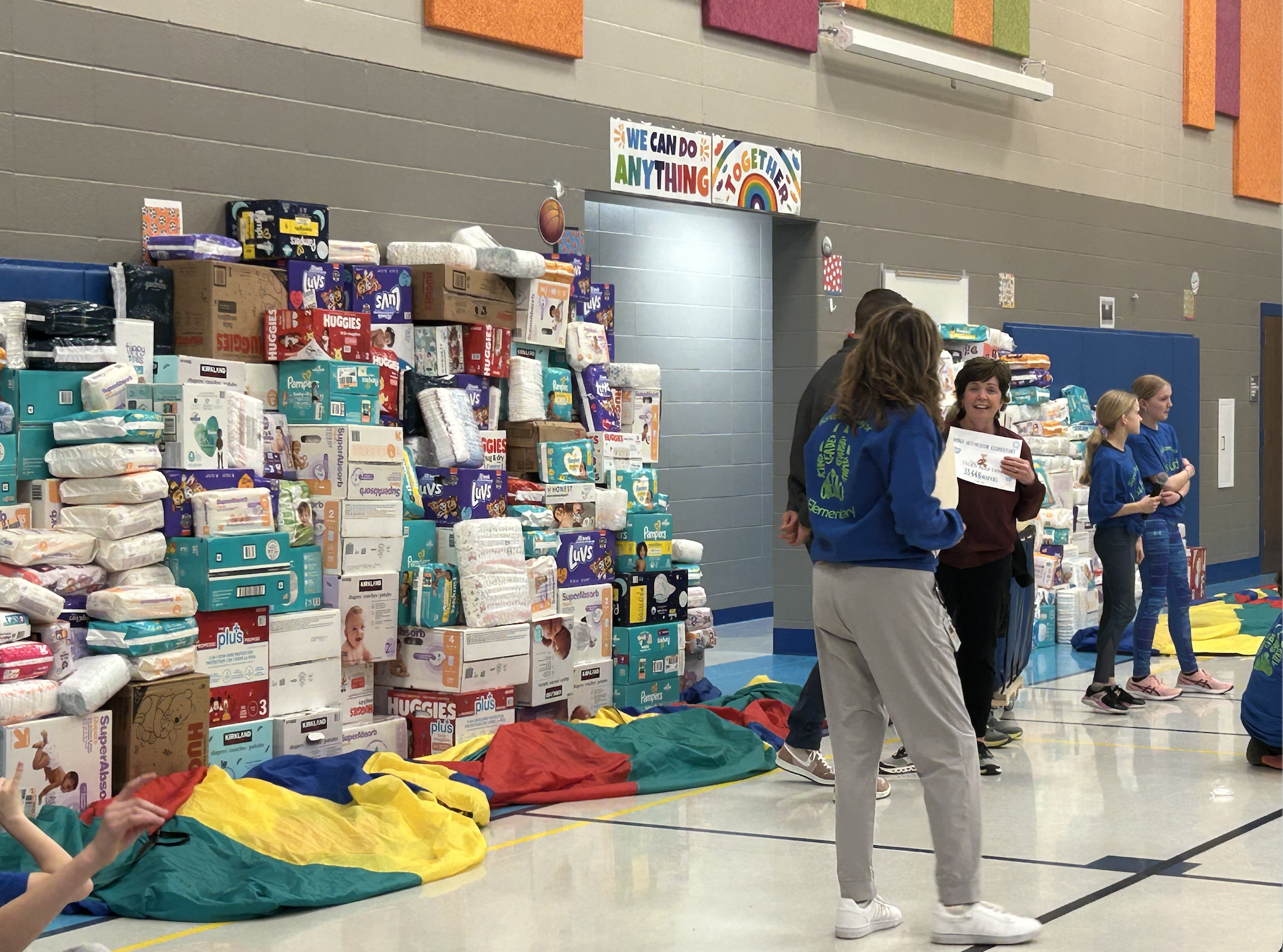Why fifth graders collected more than 33,000 diapers